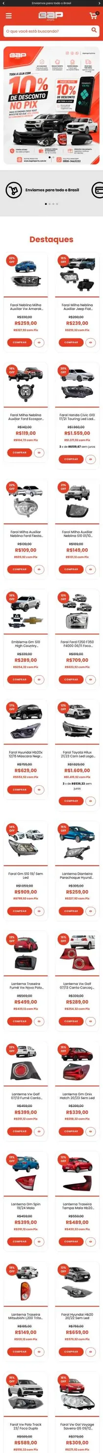 BAP Imports mobile