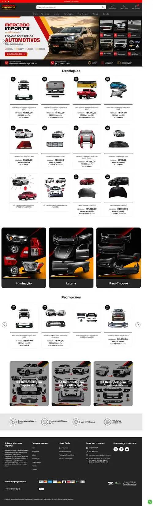 Mercado Imports site